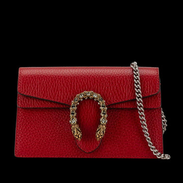 Red Leather Gucci Dionysus
