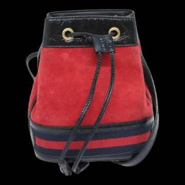 Red Suede Gucci Ophidia