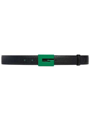 GUCCI belt Black with green