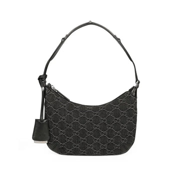 Gucci Horsebit Slim Shoulder Bag Black