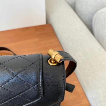 YSL Gaby Satchel Bag in Quilted Leatheri