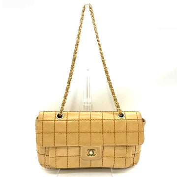 Top Quality Chanel Leather Wild Stitch Chocolate Bar Chain Shoulder Bag
