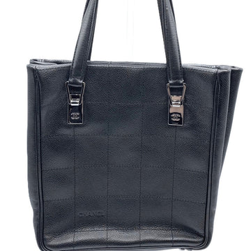 Top Quality Chanel Leather Skin Tote Bag Black