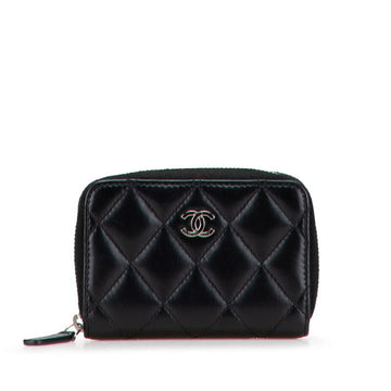 Chanel Classic Zip Coin Purse Lambskin Coin Purse