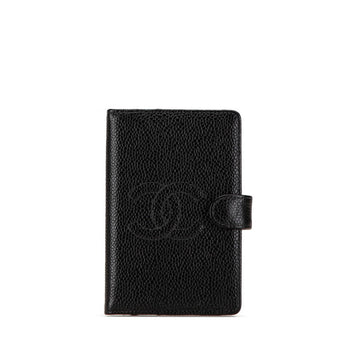 Top Quality Chanel Leather Skin Coco Mark Notebook Cover Agenda