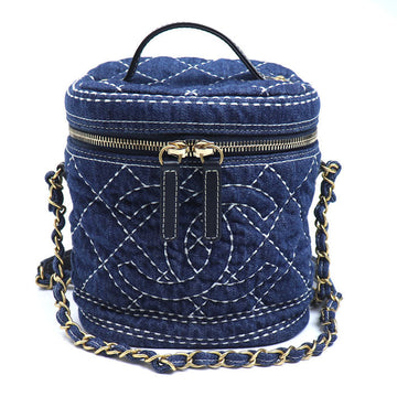 Chanel Vanity Case Denim Shoulder Bag