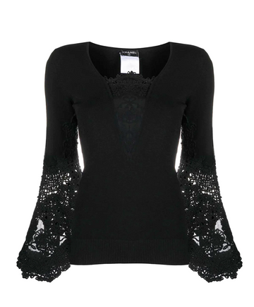 Crochet Sleeve Jumper