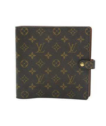 LOUIS VUITTON Monogram Agenda scrapbook Day Planner Cover R20955 LV Auth yk4249 DXBV0102