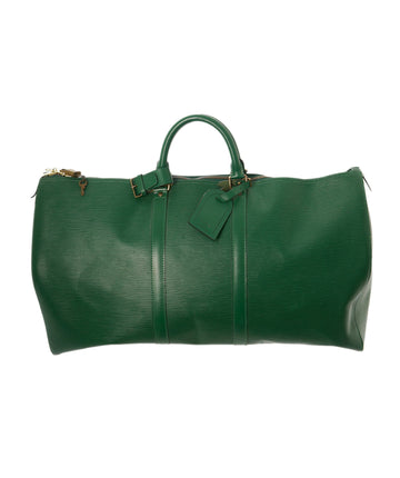 LV Green Epi Leather Keepal 55cm - APC0001