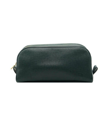 LV Green Taiga Leather Trousse Toilette Pouch PM - APC0003
