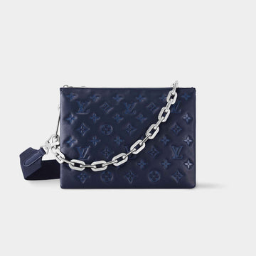 Coussin PM Handbag Monogram-embossed Puffy Lambskin