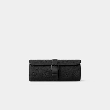 Etui 3 Montres Monogram-embossed Taurillon leather