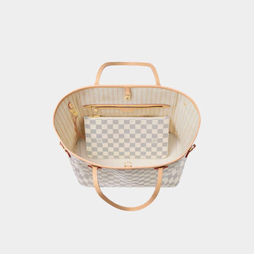 Neverfull MM Tote In Damier Azur