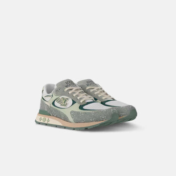 Run Away Sneaker Monogram Denim And Mesh