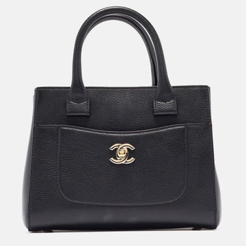 Top Quality Chanel Black Leather Mini Neo Executive Tote
