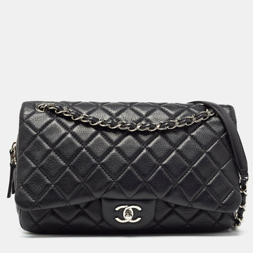 Top Quality Chanel Black Quilted Leather Easy New Bag