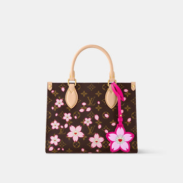 LV x TM OnTheGo PM with Cherry Blossom Motif