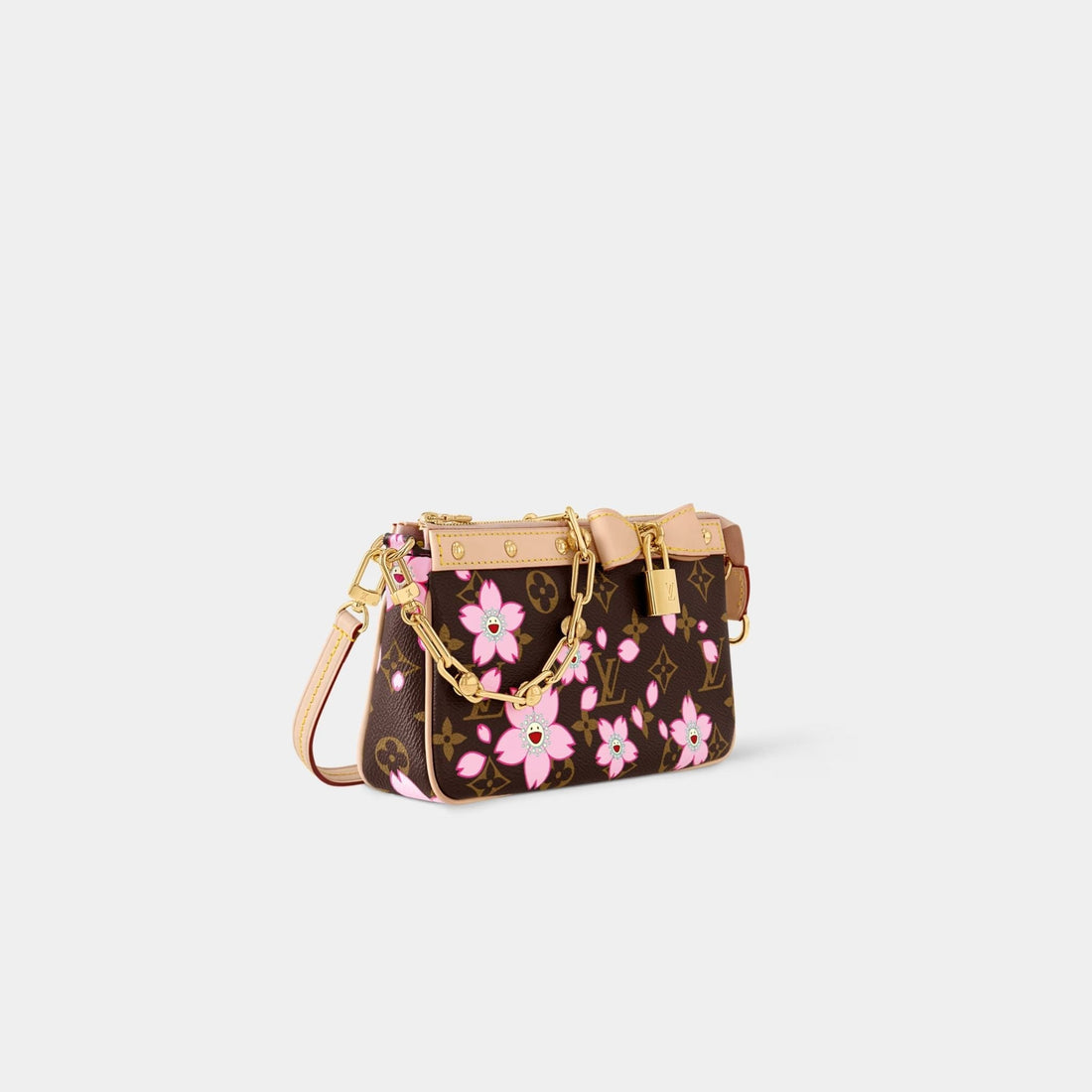 LV x TM Pochette Accessoires Monogram Cherry Blossom Handbag