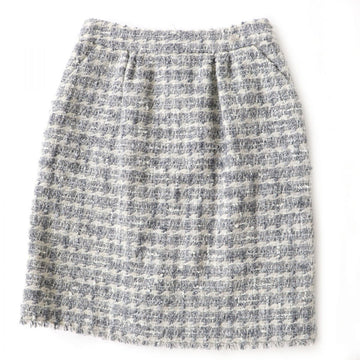 Top Quality Chanel Tweed Tight Skirt with COCO Mark Plate