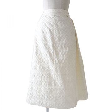 Top Quality Chanel 100% Silk Pleated Skirt COCO Mark 34