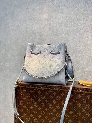 M20507 BELLA Bucket bag Monogram 19cm Aqua blue