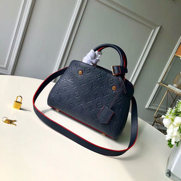 M41048 MONTAIGNE PM Monogram Empreinte 29cm blue