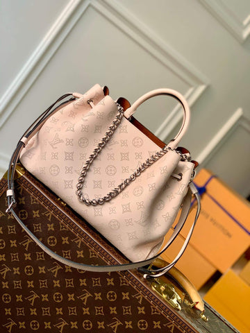 M59203 BELLA TOTE monogram 32cm pink Soft perforated cowhide