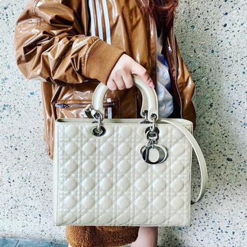 Lady Dior high quality leather bag