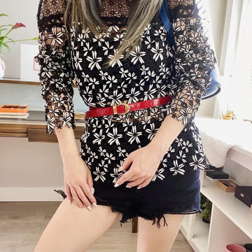 SELF-PORTRAIT lace blo