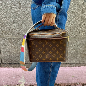LOUIS VUITTON Monogram Canvas Nice BB Case
