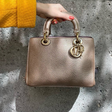 DIOR Leather Small Diorissimo Tote
