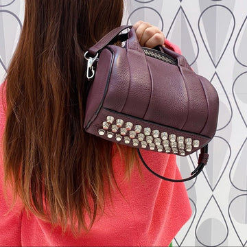ALEXANDER WANG Leather Rockie Rivet Bag
