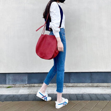 BOTTEGA VENETA Red Kappa leather Shoulder bag