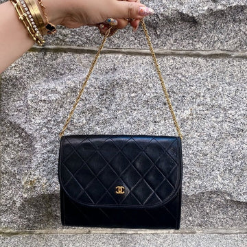 CHANEL  24K Gold WOC Leather bag