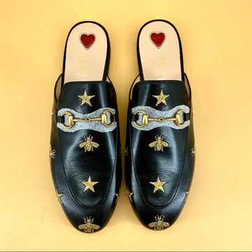 GUCCI embroidered loafer