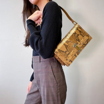 FENDI  snake skin Shoulder bag