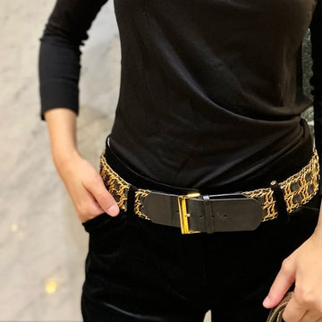 CHLOE  style metal belt
