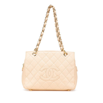 Chanel Coco Mark Matelasse Caviar Skin Shoulder Bag