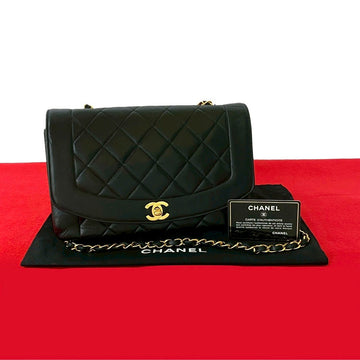 Chanel Diana Flap Lambskin Shoulder Bag