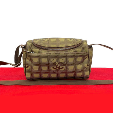 Chanel New Travel Line Leather Nylon Jacquard Shoulder New 1:1 Bags