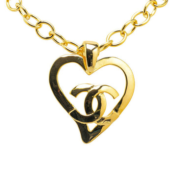Chanel Large Coco Heart Necklace