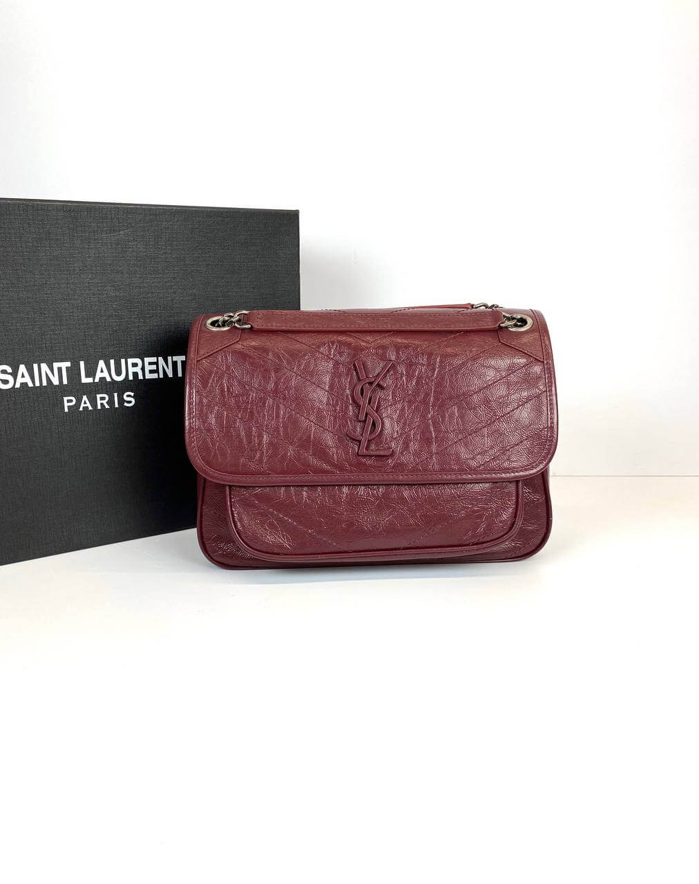 SAINT LAURENT NIKI BAGS red