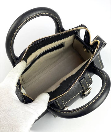 CHLOÉ Edith small leather tote black