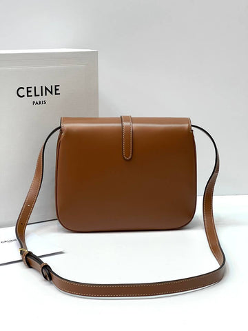 CELINE MEDIUM TABOU IN SMOOTH CALFSKIN TAN