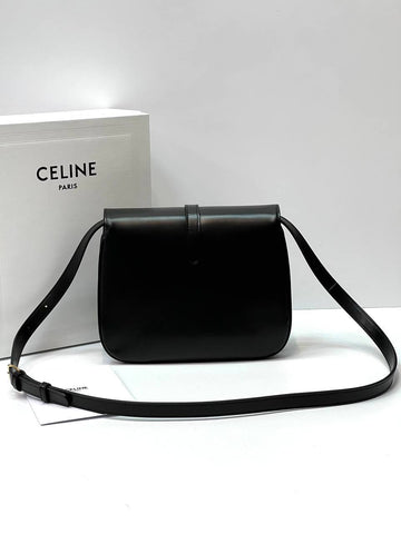 CELINE MEDIUM TABOU IN SMOOTH Black Calfskin