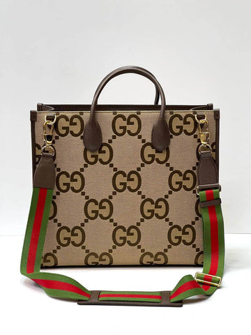 Tote bag with jumbo GG