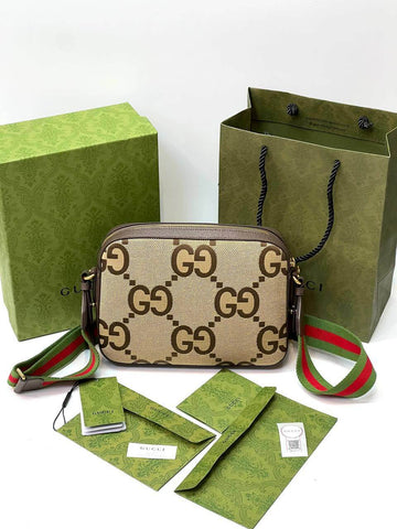 Messenger bag with jumbo GG