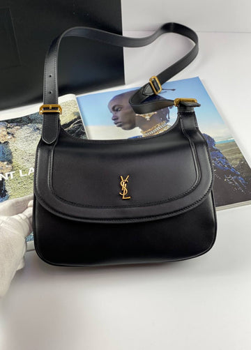 CHARLIE MEDIUM SHOULDER BAG IN SMOOTH LEATHER