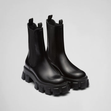 Monolith brushed leather Chelsea boots