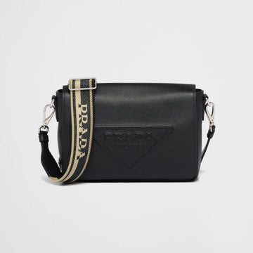 Saffiano leather shoulder bag